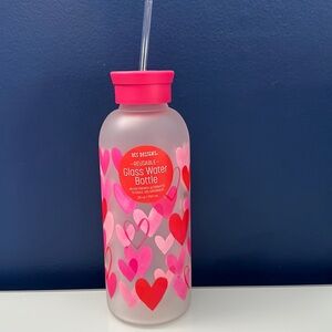 NWT OCS Designs Glass Water Bottle